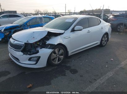 Lot #3035707886 2014 KIA OPTIMA HYBRID EX