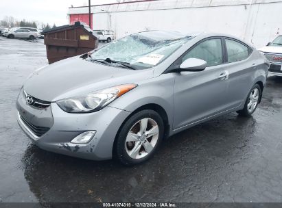 Lot #3033210686 2013 HYUNDAI ELANTRA GLS