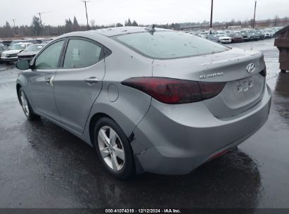 Lot #3033210686 2013 HYUNDAI ELANTRA GLS