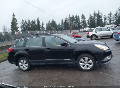 Lot #3035091776 2012 SUBARU OUTBACK 2.5I