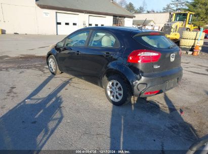 Lot #3034049618 2012 KIA RIO5 LX