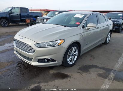 Lot #3035095738 2015 FORD FUSION ENERGI TITANIUM