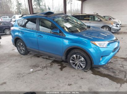 Lot #3054286302 2017 TOYOTA RAV4 HYBRID XLE