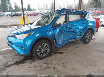 Lot #3054286302 2017 TOYOTA RAV4 HYBRID XLE