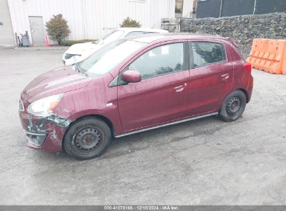 Lot #3034049603 2017 MITSUBISHI MIRAGE ES