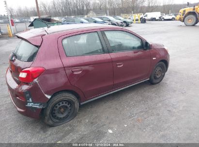 Lot #3034049603 2017 MITSUBISHI MIRAGE ES