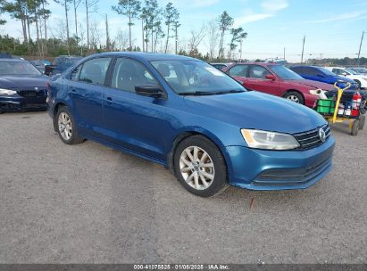 Lot #3052071854 2015 VOLKSWAGEN JETTA 1.8T SE