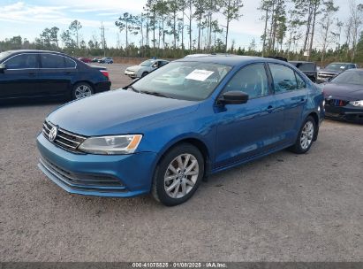 Lot #3052071854 2015 VOLKSWAGEN JETTA 1.8T SE