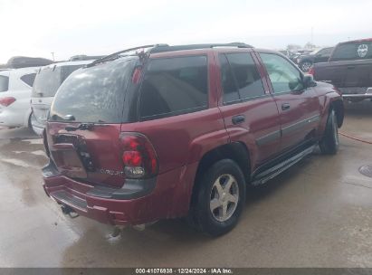 Lot #3037528885 2004 CHEVROLET TRAILBLAZER LS