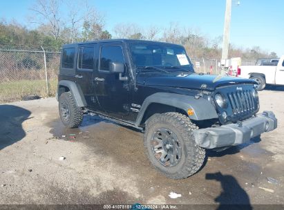 Lot #3052079491 2017 JEEP WRANGLER UNLIMITED SPORT 4X4