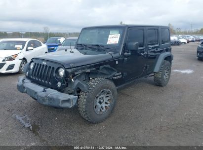 Lot #3052079491 2017 JEEP WRANGLER UNLIMITED SPORT 4X4