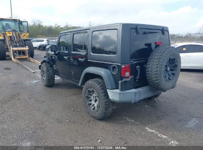 Lot #3052079491 2017 JEEP WRANGLER UNLIMITED SPORT 4X4