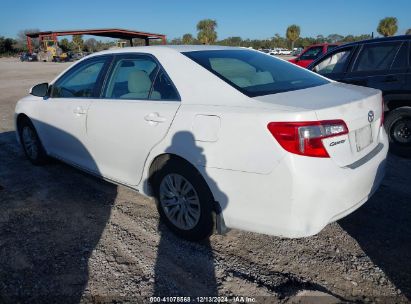 Lot #3052071691 2012 TOYOTA CAMRY LE