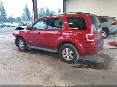 Lot #3035092133 2008 FORD ESCAPE LIMITED