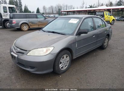 Lot #3035092082 2005 HONDA CIVIC SDN VP