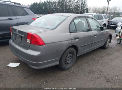 Lot #3035092082 2005 HONDA CIVIC SDN VP