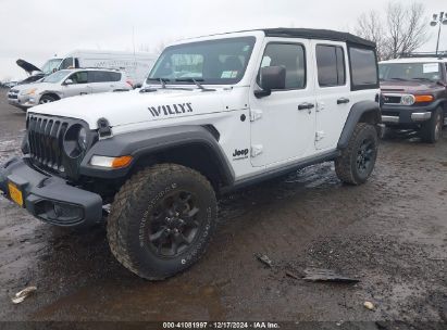 Lot #3052071778 2021 JEEP WRANGLER UNLIMITED WILLYS 4X4