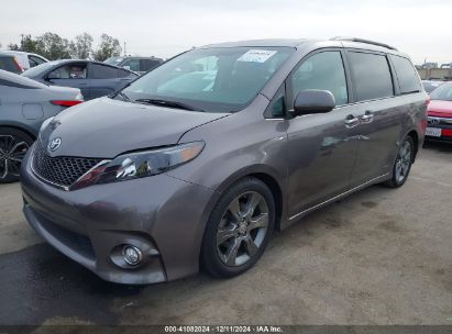 Lot #3035091986 2015 TOYOTA SIENNA SPORT