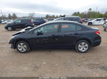 Lot #3052079455 2014 HONDA CIVIC LX