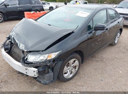 Lot #3052079455 2014 HONDA CIVIC LX