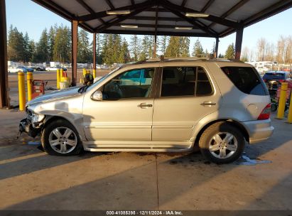 Lot #3050073180 2005 MERCEDES-BENZ ML 350 4MATIC