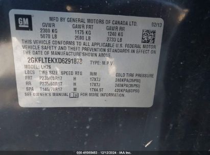 Lot #3034049321 2013 GMC TERRAIN SLE-2