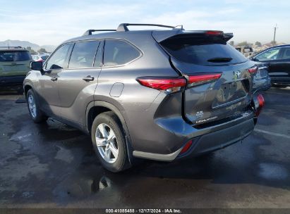 Lot #3053066041 2021 TOYOTA HIGHLANDER LE