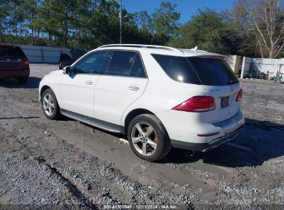 Lot #3050081925 2018 MERCEDES-BENZ GLE 350