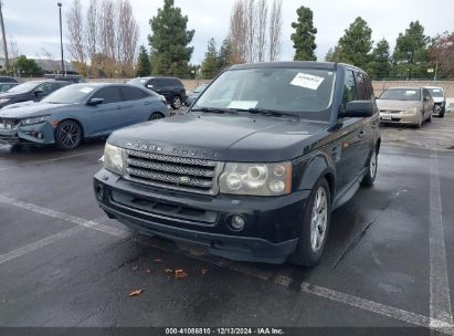 Lot #3037531802 2008 LAND ROVER RANGE ROVER SPORT HSE