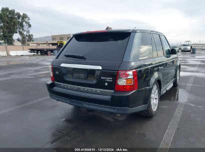 Lot #3037531802 2008 LAND ROVER RANGE ROVER SPORT HSE