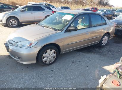 Lot #3034049642 2004 HONDA CIVIC LX