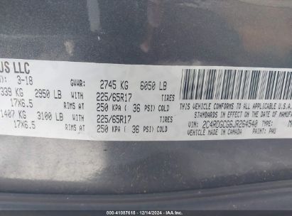 Lot #3034049633 2018 DODGE GRAND CARAVAN SXT