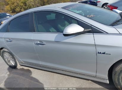 Lot #3037528962 2016 HYUNDAI SONATA HYBRID SE