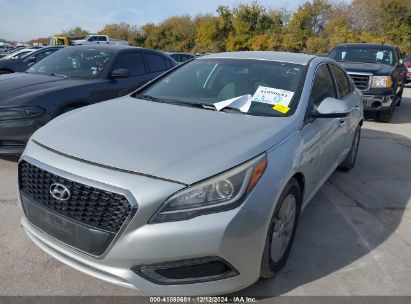 Lot #3037528962 2016 HYUNDAI SONATA HYBRID SE