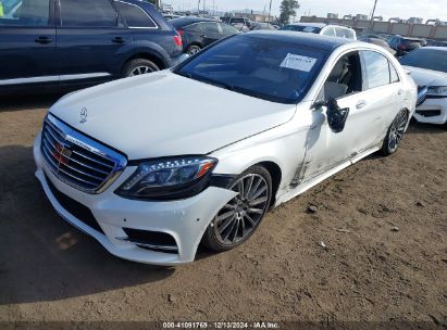 Lot #3051088485 2016 MERCEDES-BENZ S 550