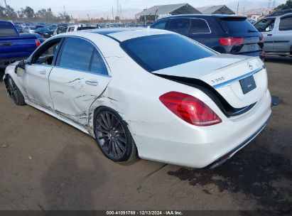 Lot #3051088485 2016 MERCEDES-BENZ S 550