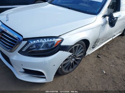 Lot #3051088485 2016 MERCEDES-BENZ S 550