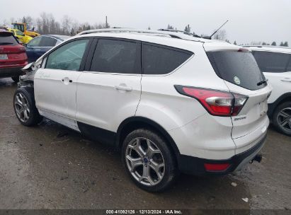 Lot #3035091316 2017 FORD ESCAPE TITANIUM