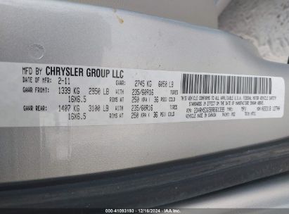 Lot #3037523520 2011 DODGE GRAND CARAVAN CREW