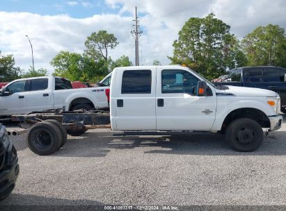 Lot #3037523516 2016 FORD F-350 CHASSIS XLT