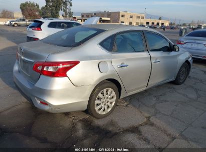 Lot #3051088475 2016 NISSAN SENTRA S