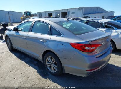 Lot #3031250301 2016 HYUNDAI SONATA SE