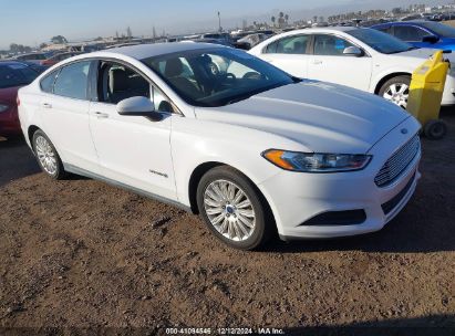 Lot #3037531785 2015 FORD FUSION HYBRID S