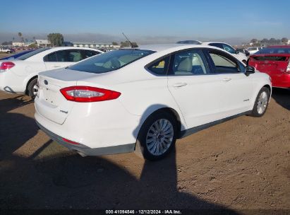 Lot #3037531785 2015 FORD FUSION HYBRID S