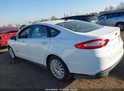 Lot #3037531785 2015 FORD FUSION HYBRID S