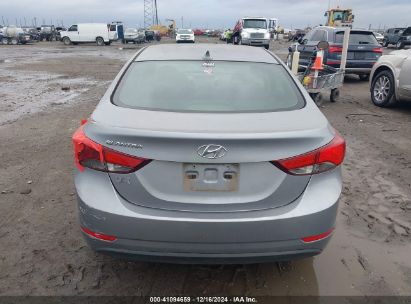 Lot #3035079677 2015 HYUNDAI ELANTRA SE