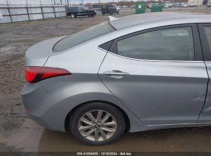 Lot #3035079677 2015 HYUNDAI ELANTRA SE