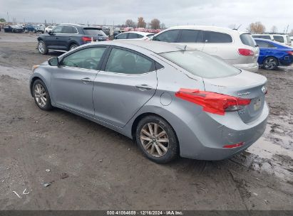 Lot #3035079677 2015 HYUNDAI ELANTRA SE