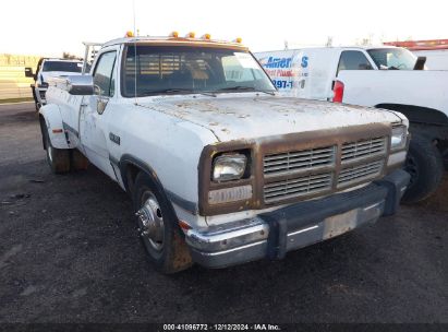 Lot #3053068170 1991 DODGE D-SERIES D300/D350