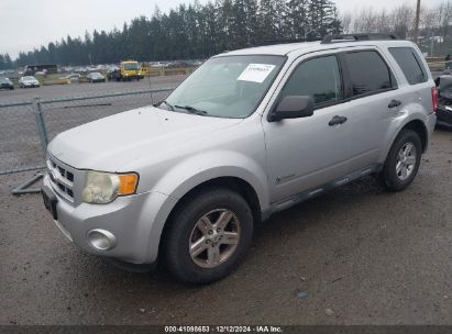 Lot #3056477625 2009 FORD ESCAPE HYBRID LIMITED